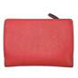Michael Kors Jet Set Saffiano Leather Zip Wallet Red image number 2