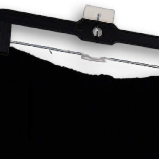 NWT Womens Black Elastic Waist Regular Fit Pull-On Sweat Shorts Size Medium image number 3