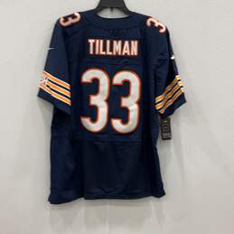NWT Nike Mens Navy Blue Orange NFL Chicago Bears Tillman #33 Jersey Size 44 alternative image