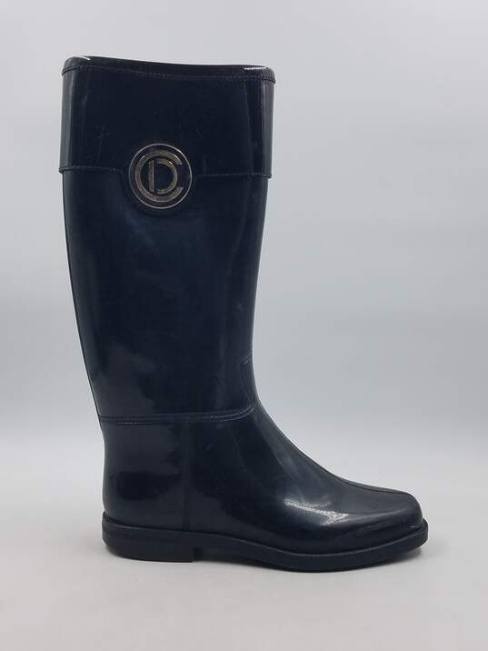 Authentic Dior Black Rain Boots W 11 image number 1