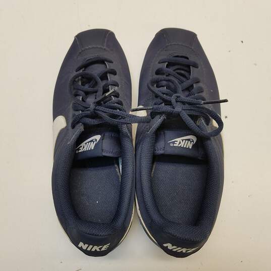 Nike Cortez Nylon 749493-400 Obsidian Navy Size 7Y Women Size 8.5 image number 3