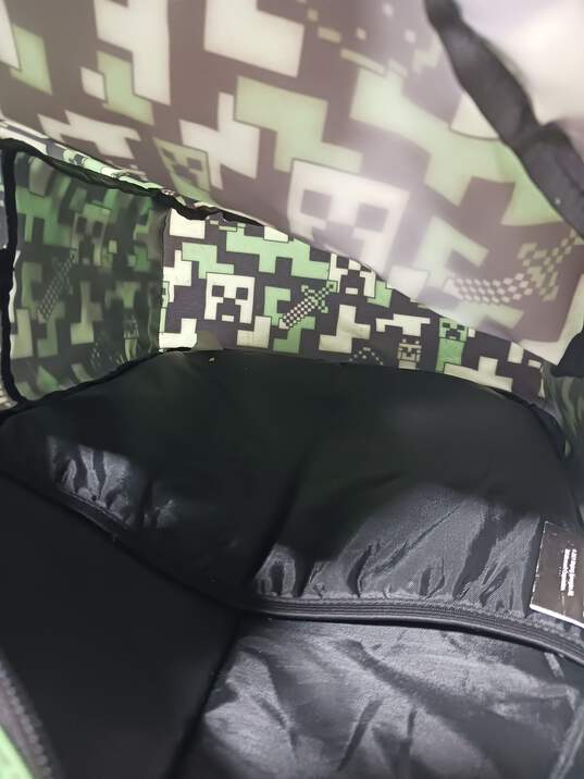 Green & Black Minecraft Backpack image number 5