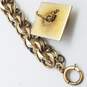 Gold Filled 2-Charm Bracelet Scrap 22.2g image number 6
