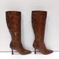 Sam Edelman Davin Women's Knee High Brown Snake Pattern Boots Size 8.5 image number 4