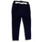 Womens Blue Dark Wash Elastic Waist Pull-On Skinny Leg Jegging Jeans Size 8 image number 2