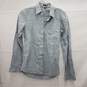 Theory Button Up Cotton Blouse Size Petite image number 1