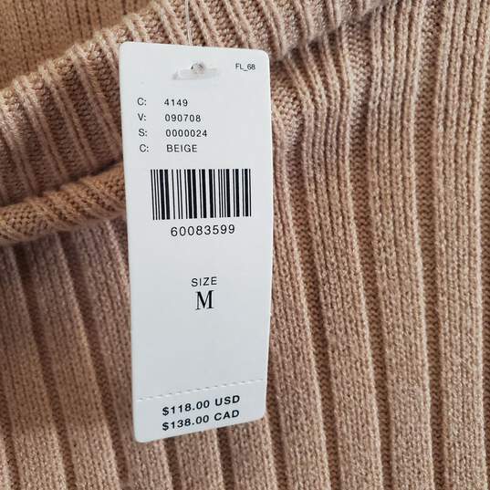 Anthropologie Women Brown Sweater Midi Dress Sz M NWT image number 3
