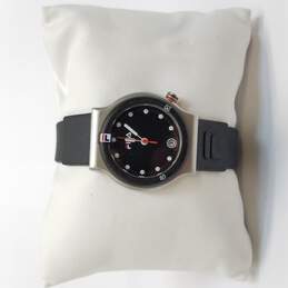Fila Black & Silver Tone 28mm 3ATM WR Vintage Quartz Watch