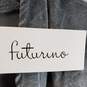 Futurino Women Grey Velvet Drape Cardigan S NWT image number 4