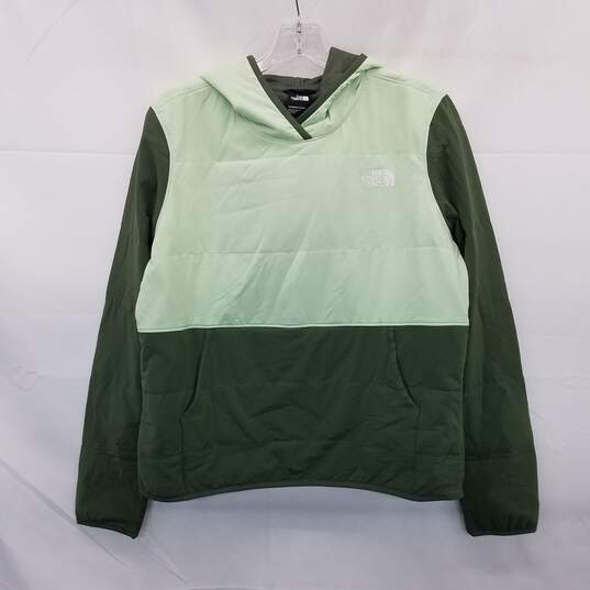 The North Face Womens Green Pullover Sweatshirt Jacket w Hood Size M image number 1