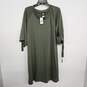 Green Tie Sleeve Sweater Dress image number 1