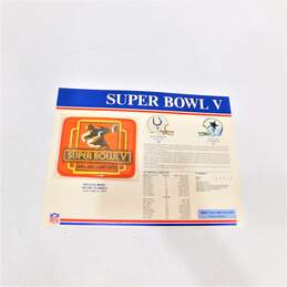 Willabee & Ward 1971 Super Bowl 5 Patch  Baltimore /Cowboys