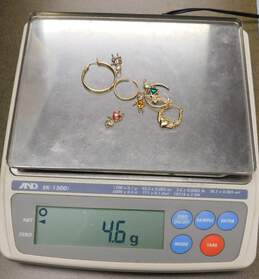 14k gold and stones scrap jewelry, 4.6g