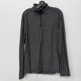 Lululemon 3/4 Zip Gray Athletic Pullover Sweatshirt
