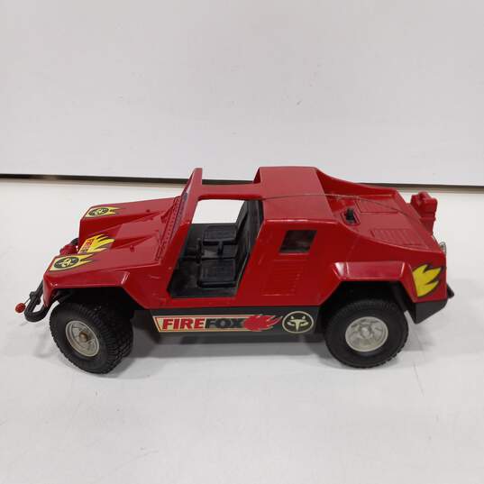 Radio Elecon Fire Fox R/C Red Jeep 1980s image number 4