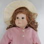 Vntg 23 Inch Porcelain Collector Doll image number 2