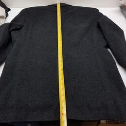 Men's Christian Aujard Wool cashmere blend charcoal gray blazer alternative image
