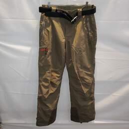 Marmot Membrain Olive Green Nylon Belted Pants Size M