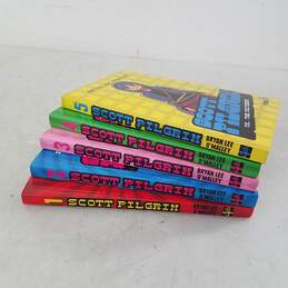 Scott Pilgrim by Bryan Lee O'Malley Graphic Novels Vols 1-5