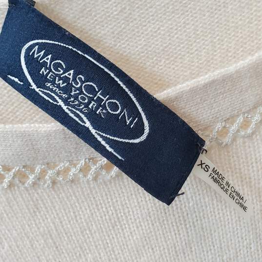 Magaschoni New York Light Beige Cashmere Sweater Size XS image number 3