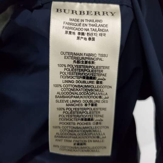 AUTHENTICATED MEN'S BURBERRY BRIT LIGHTWEIGHT BOMBER JACKET SZ SMALL image number 5