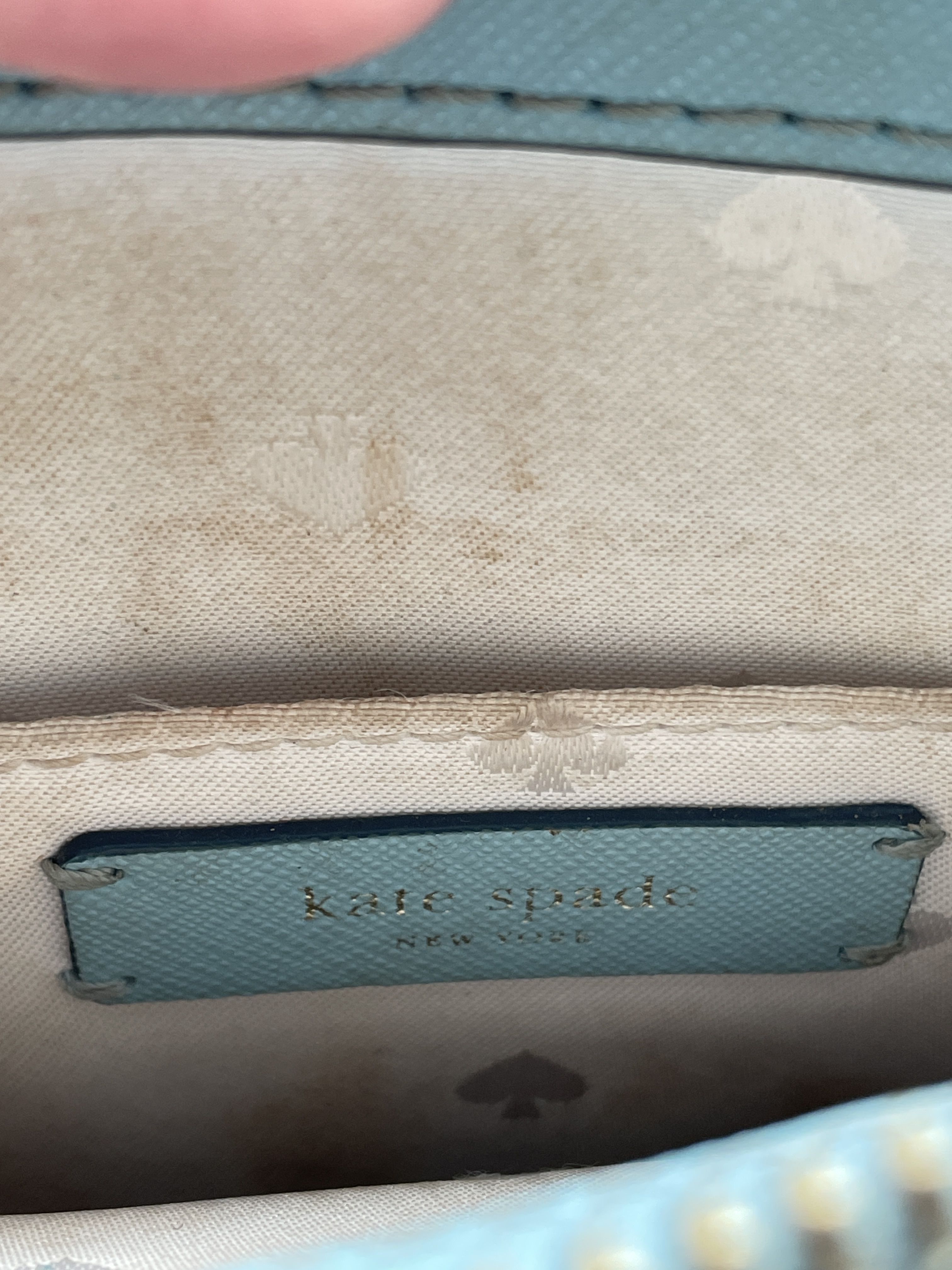 Kate Spade New York Glitter Canvas Tote Bag - Blue Totes, Handbags -  WKA373185 | The RealReal