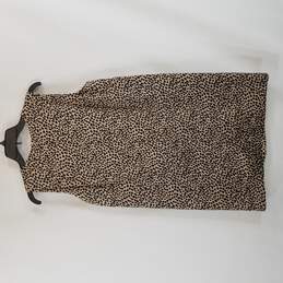 Ann Taylor Women Cheetah Sleeveless Dress M NWT alternative image