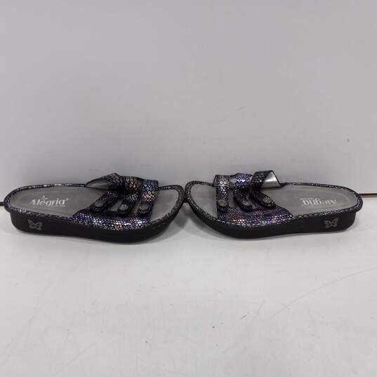 Alegria Purple Shimmer Sandals  Womens sz 6 image number 3