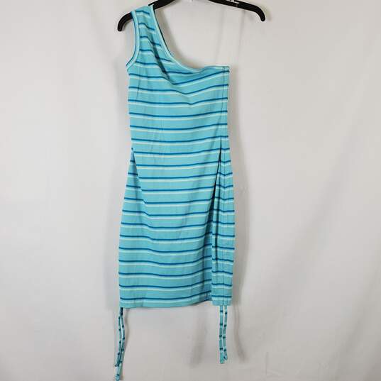 Jordan Women's Blue Striped Dress SZ S NWT image number 4