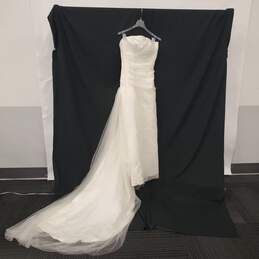 Manuel Mota Women's Ivory White Wedding Dress SZ 27 NWT