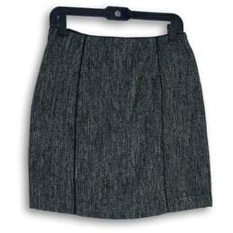 NWT White House Black Market Womens Black White Straight & Pencil Skirt Size 4 alternative image