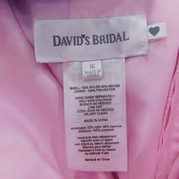 Davids Bridal Pink Strapless Evening Dress alternative image