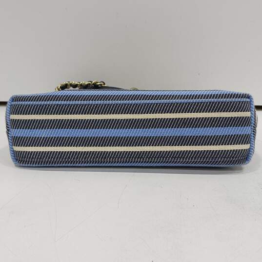 Talbots White, Blue, And Black Purse image number 3
