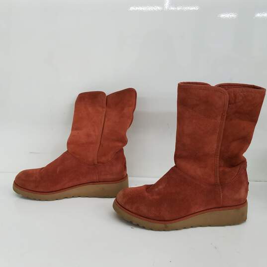 UGG Suede Boots Orange Size 8 image number 1