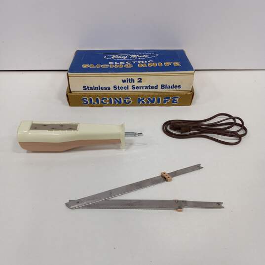 Vintage Chef Mate Electric Slicing Knife w/Box image number 1