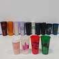 Batch Of 14 Different Size, Color And Design Starbucks Coffee Cups image number 1