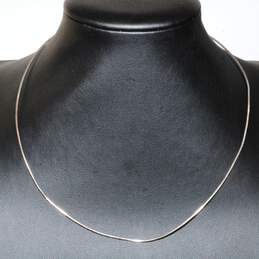 Tiffany & Co. Sterling Silver Snake Chain Necklace - 4.33g