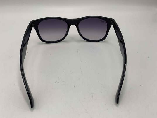 Unisex Purple Black Acetate Gradient Lens Lightweight Square Sunglasses image number 11