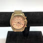 Designer Michael Kors MK-5263 Gold-Tone Chronograph Dial Analog Wristwatch image number 1