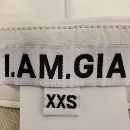 I.AM.GIA Women White Leather Pants XXS