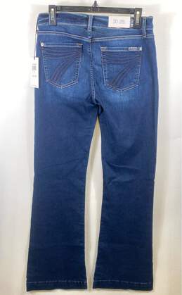 NWT 7 For All Mankind Womens Blue Classic Pockets Denim Bootcut Jeans Size 30 alternative image