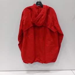 Nike Storm-Fit Men's Red Full Zip Hooded Windbreaker Rain Jacket Size L alternative image