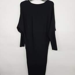 Black Lenzing Ecovero Serene Sweater Dress alternative image