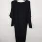 Black Lenzing Ecovero Serene Sweater Dress image number 2