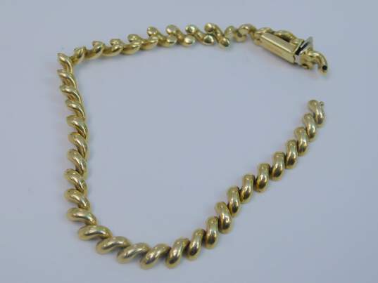 14K Yellow Gold Chain Bracelet for Repair 8.3g image number 1