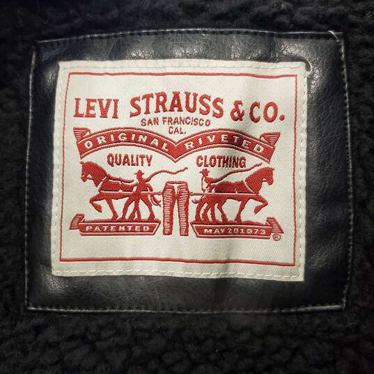 Levi's Men Black Jacket XL NWT image number 4