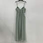 NWT Womens Green Sleeveless Sweetheart Neck Bridesmaid Maxi Dress Size A14 image number 2