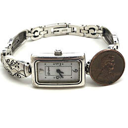 Designer Brighton Vilanova Silver-Tone Bracelet Band Analog Wristwatch