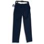 NWT Eddie Bauer Womens Blue Stretch Cargo Pocket Utility Ankle Pants Size 6 image number 2