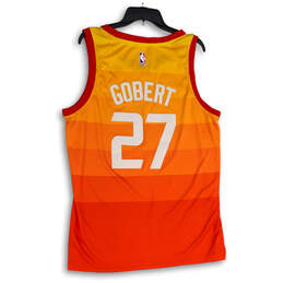 Mens Red Yellow Utah Jazz Rudy Gobert #27 Basketball NBA Jersey Size 50 alternative image